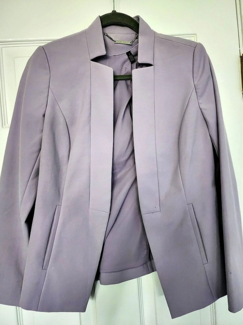 White House Black Market Women's Blazer in Purple Size 2 Like New